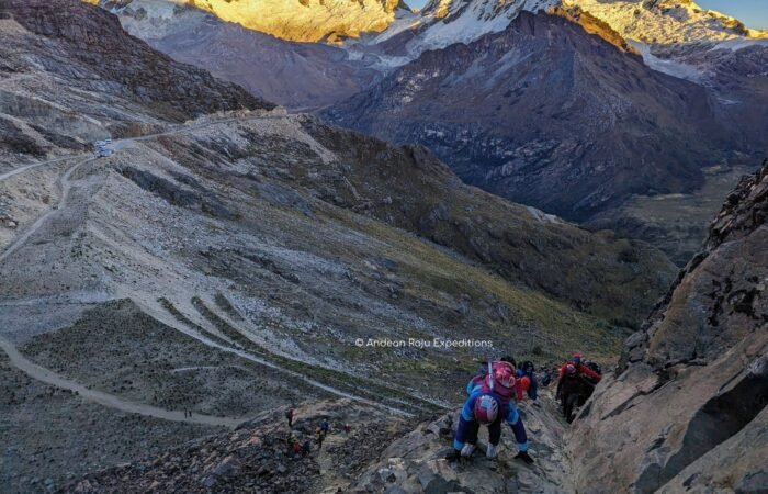 Ascending Nevado Mateo 3