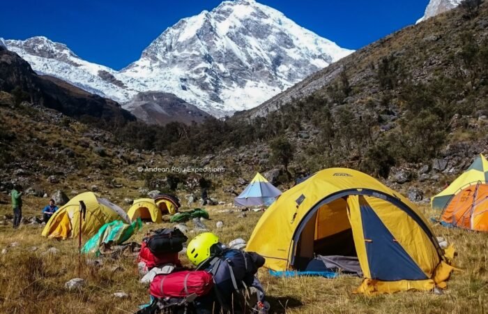 Chopicalqui Base Camp