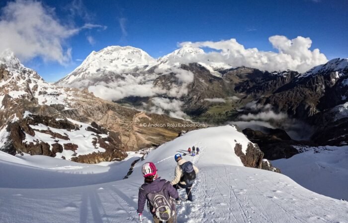 Descending Nevado Mateo