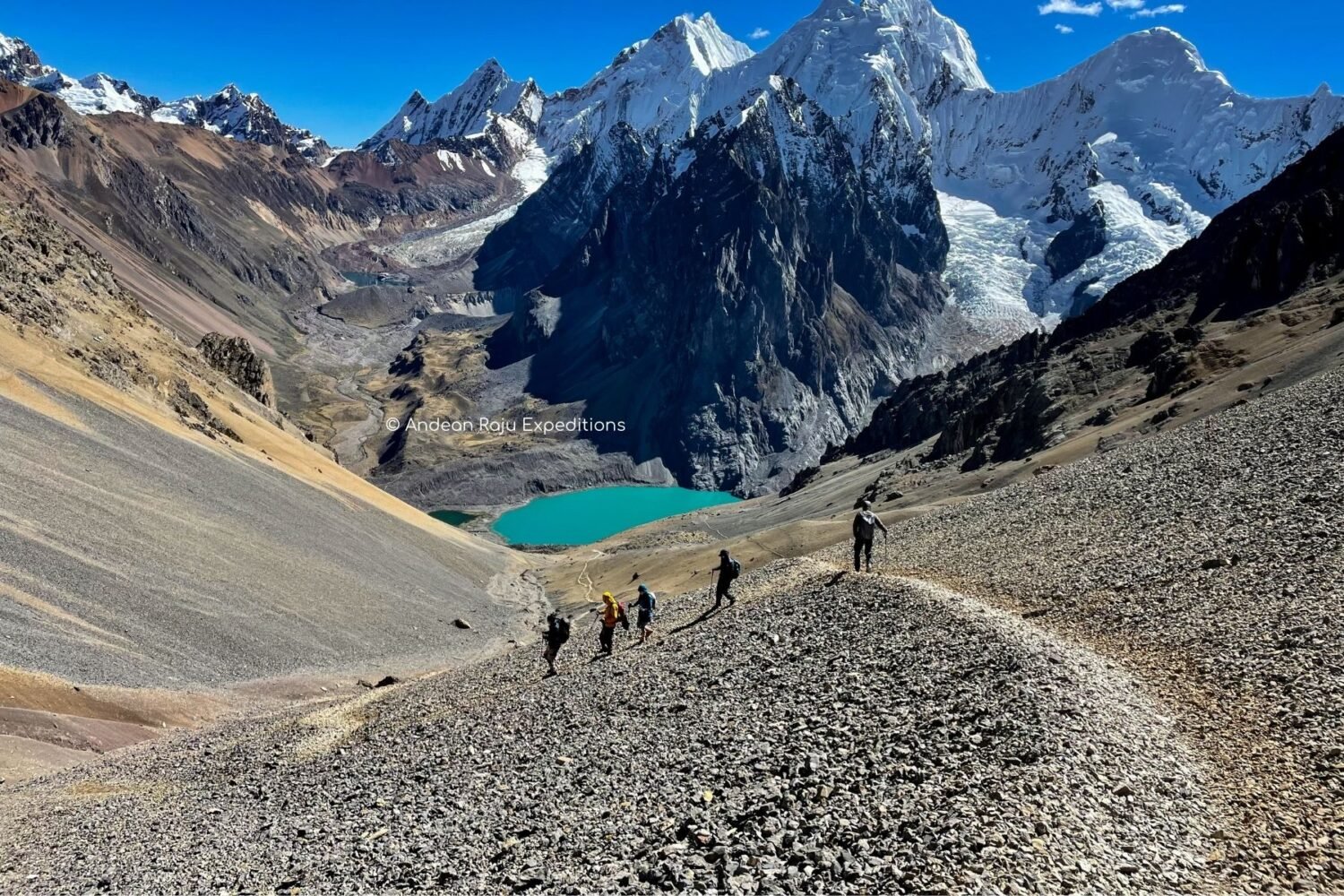 Descending to Cutatambo Camp