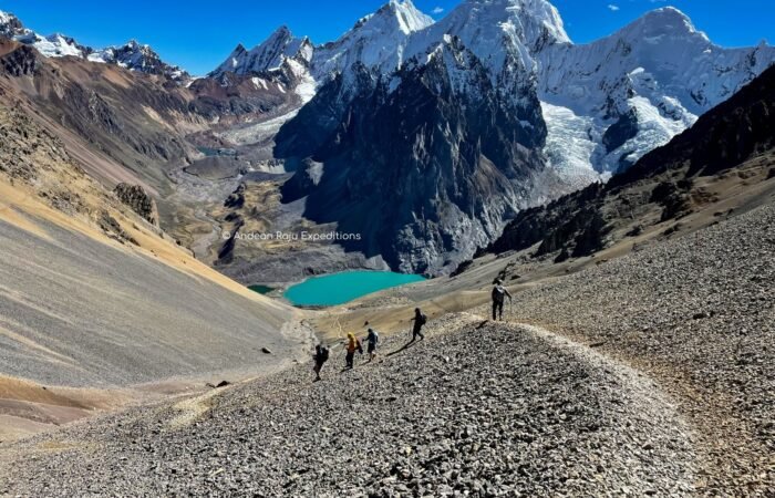 Descending to Cutatambo Camp