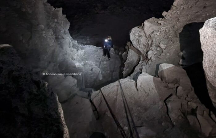 Descending to the Pisco moraine