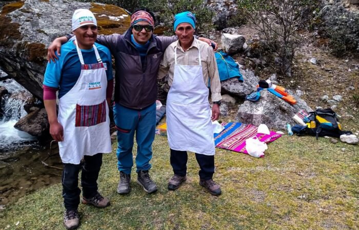 Juvenal and Alfonso our chefs with our CEO Pablo Bello