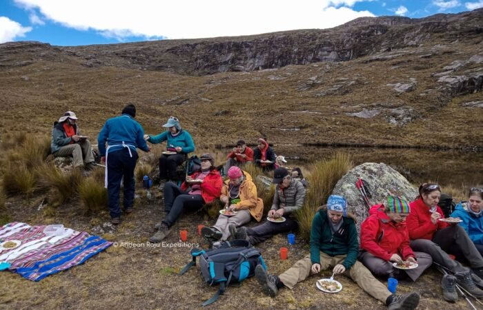 Lunch time with our Argentinean group