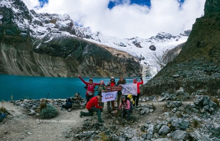 Our Argentinian group at Laguna Arhuaycocha