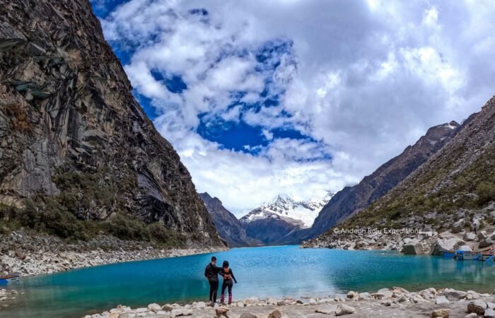 Our clients enjoying the beautiful lagoon