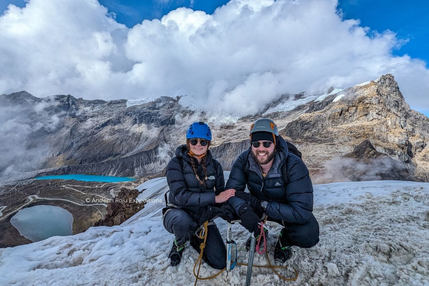 Our clients on the top of Nevado Mateo 7