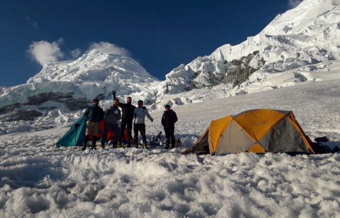 Our group camping in High Camp I