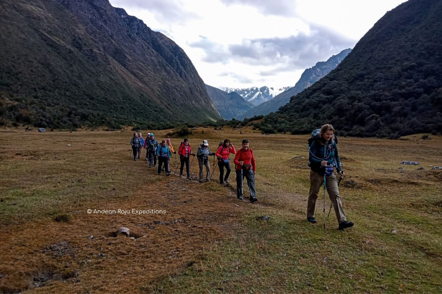 Our group walking to Vaqueria