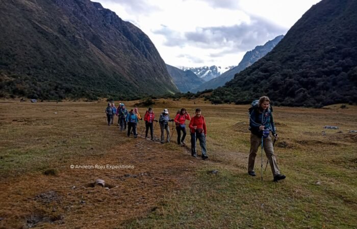 Our group walking to Vaqueria