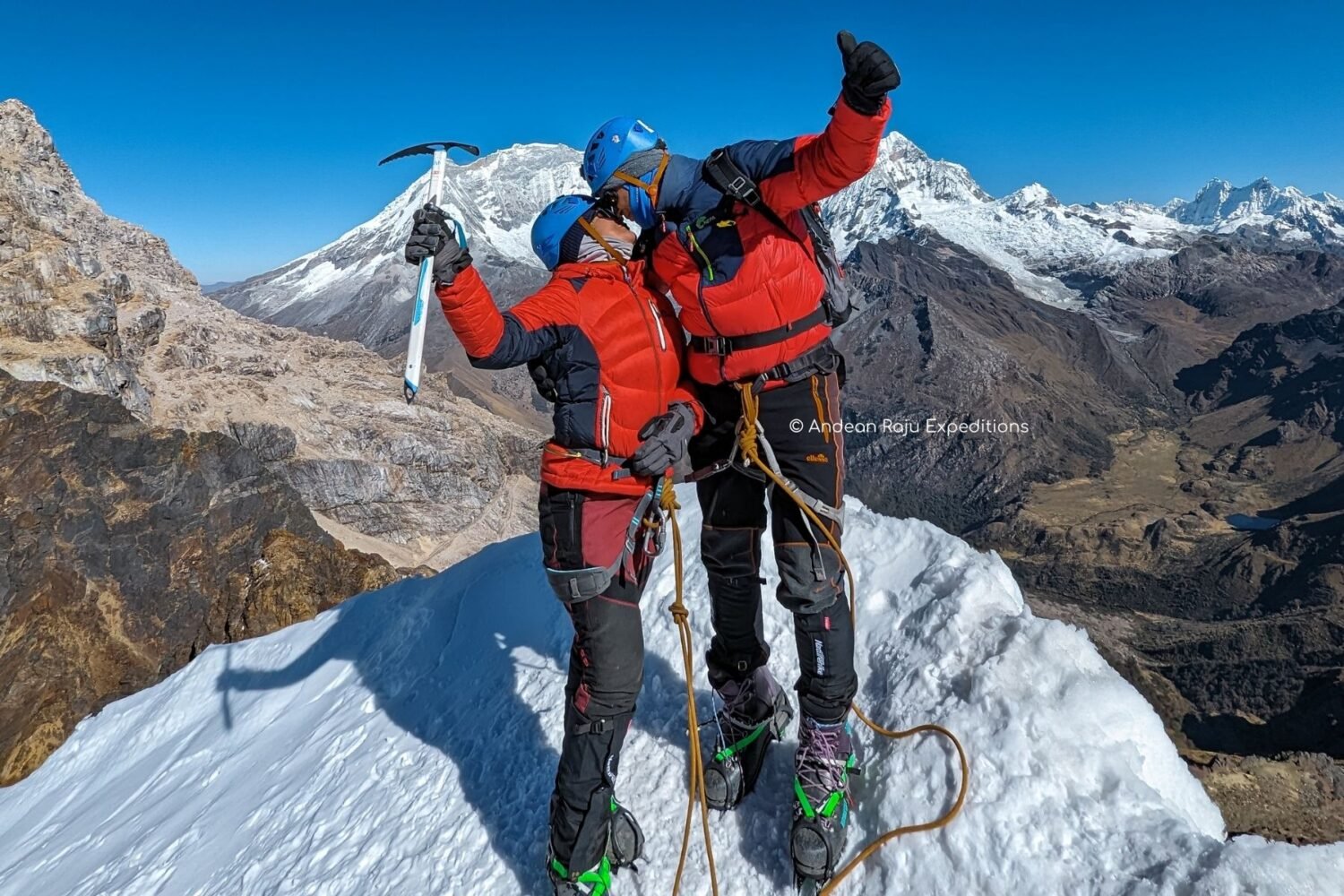 Romantic summit at Nevado Mateo