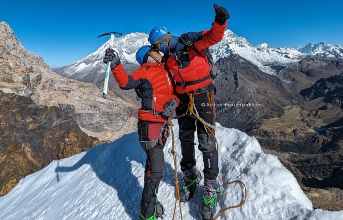 Romantic summit at Nevado Mateo