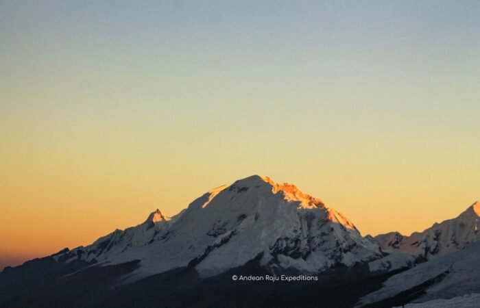 Sunrise on the Nevado Huascaran