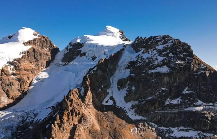 View of Huarapasca Mountain by Drone