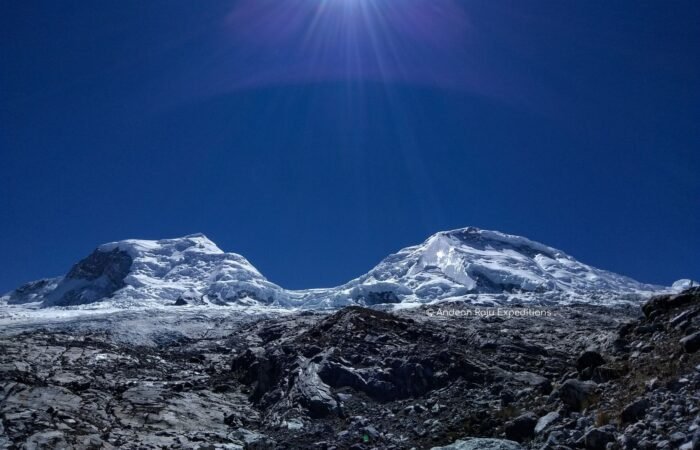 View of Huascaran Sur and Norte