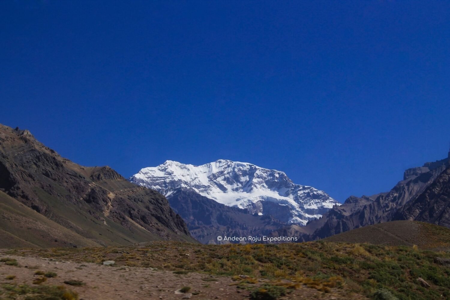 First view of Aconcagua