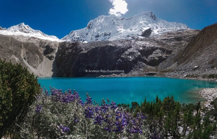 Laguna 69 and Chacraraju Mountain
