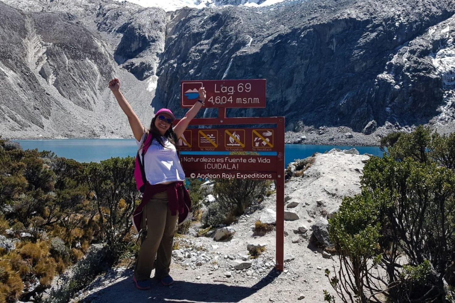 Our client from Brazil happy to get to laguna 69