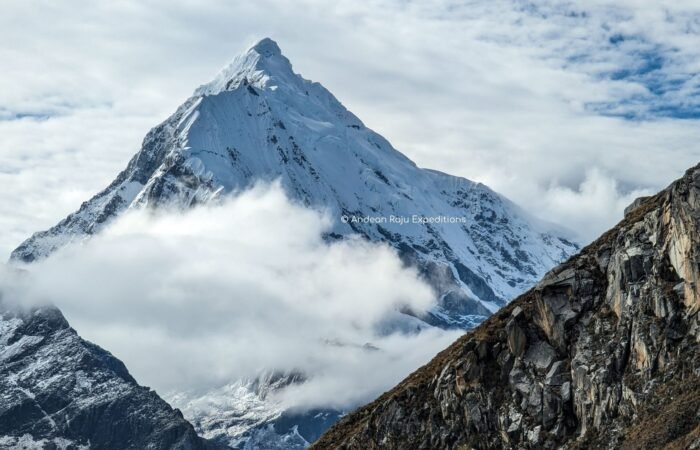 View of Chopicalqui Mountain