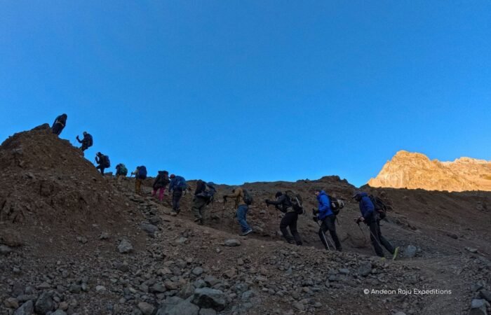 Walking from Confluencia to Plaza de Mulas