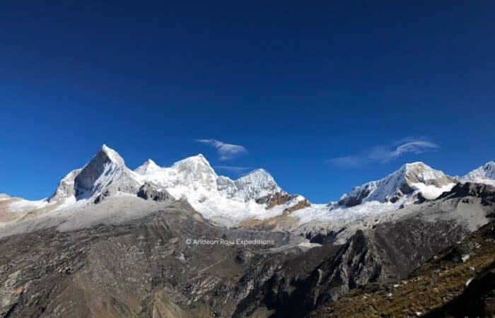 Huandoy and Pisco Mountain