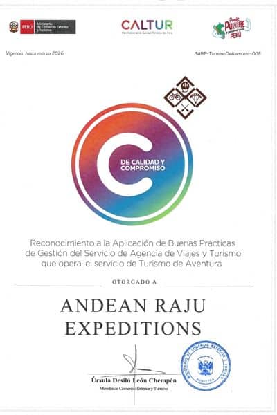 CALTUR 2026 – ANDEAN RAJU EXPEDITIONS CALTUR 2026 - ANDEAN RAJU EXPEDITIONS