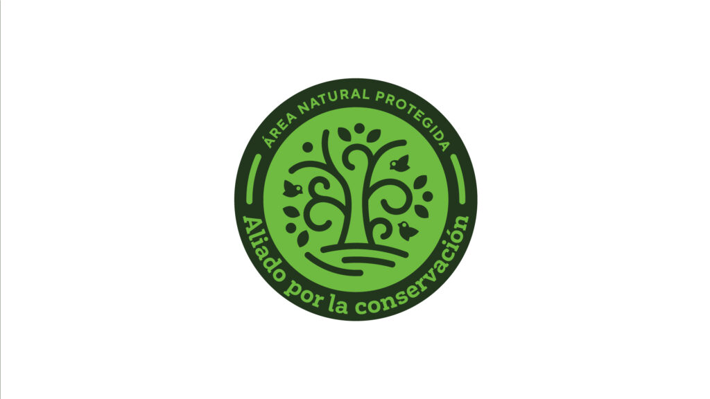 Aliado por la Conservación seal – Área Natural Protegida, awarded by SERNANP